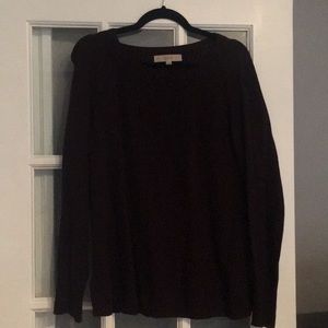 Dark purple sweater